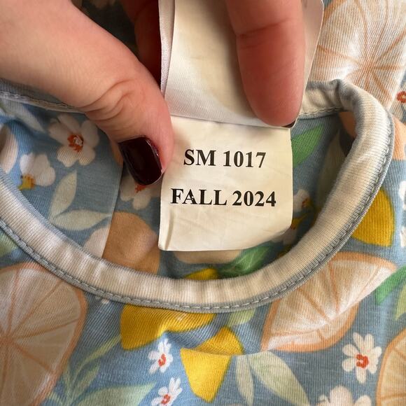 Stitchy Fish‎ nwot Toddler Girl Romper 3T Citrus Fruit Print Cotton One Piece - Picture 10 of 10